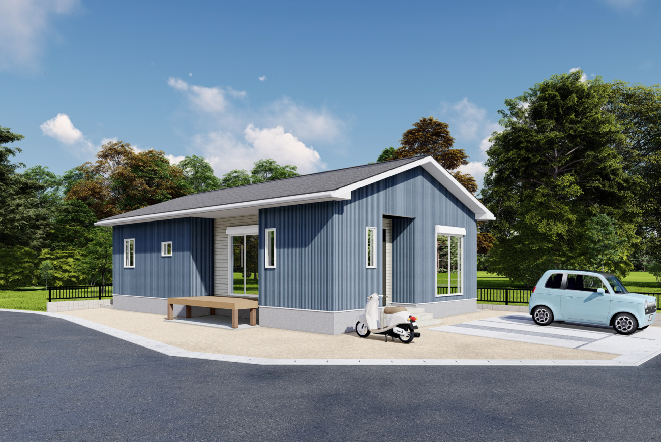 安武小学校南分譲住宅　10号地（平屋）